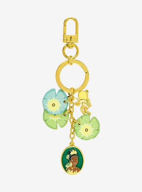 Loungefly Disney The Princess and the Frog Tiana Lily Pad Multi-Charm Keychain — BoxLunch Exclu... | BoxLunch