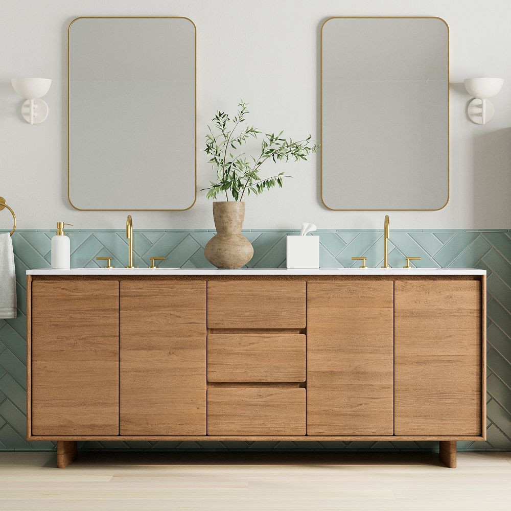 Anton Double Bathroom Vanity (68"\u201378") | West Elm (US)