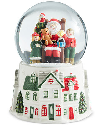 Spode Christmas Tree Christmas Village Snow Globe - Macy's | Macy's