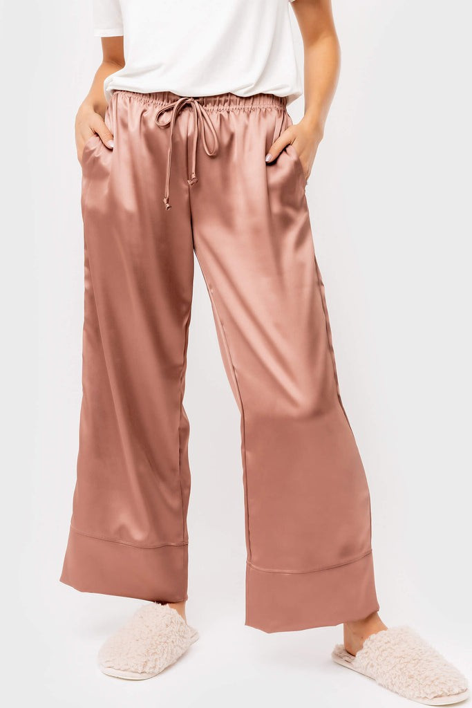 GIGI Luxe Lounge Silky Sleep Pant | Gibson