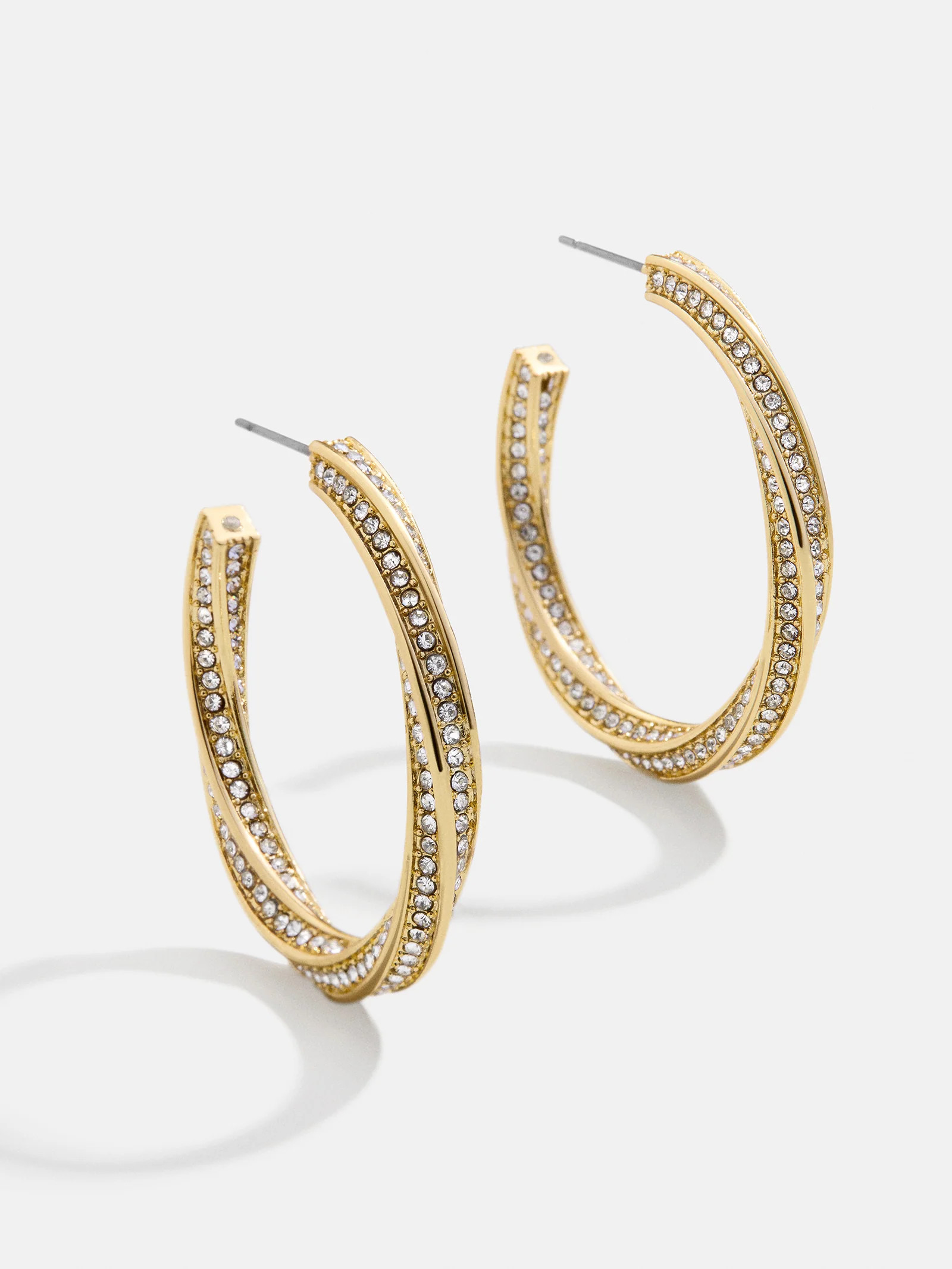 Heather Earrings - Gold/Pavé | BaubleBar (US)
