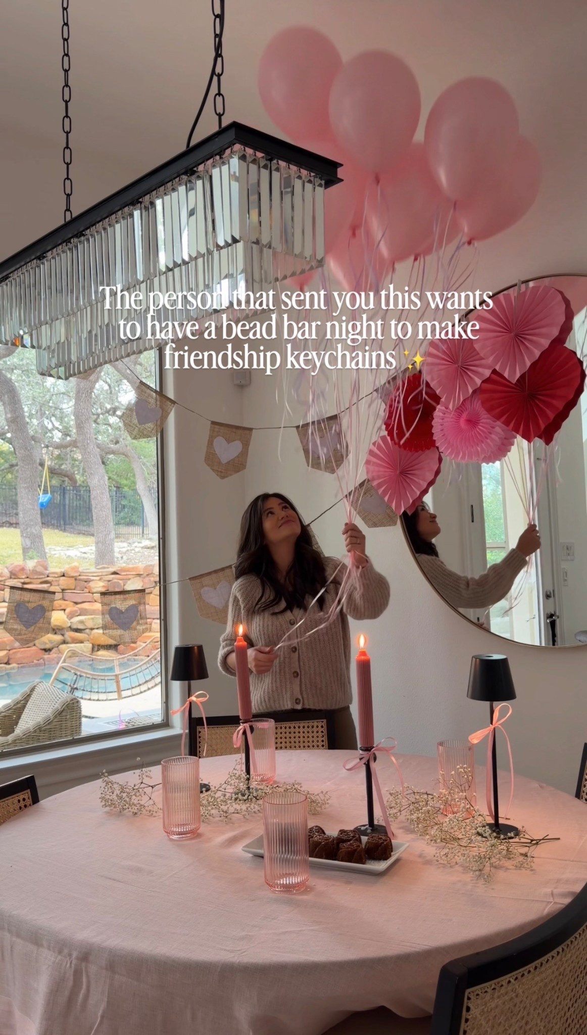 Girls’ night in your 30s hits different ♥️ We’re not going out… we’re going in… by 8pm of course 😆

Girls Night Ideas I’m Loving:
⭐️ Bead bar night — making beaded purse keychains like it’s therapy 
⭐️ Pajamas + pasta night (carbs = bonding) 
⭐️ Vision board + manifesting chaos
⭐️ Cozy craft night (painting, clay, or literally whatever requires zero talent)

Proof that friendship in your 30s is just laughing, crafting, and being home before bedtime — and honestly? Wouldn’t trade it for anything 

Tag your girls you’re doing this with ✨
#ad @wayfair #wayfairpartner #GalentinesDay


#LTKgrwm #LTKdayinmylife #LTKSeasonal