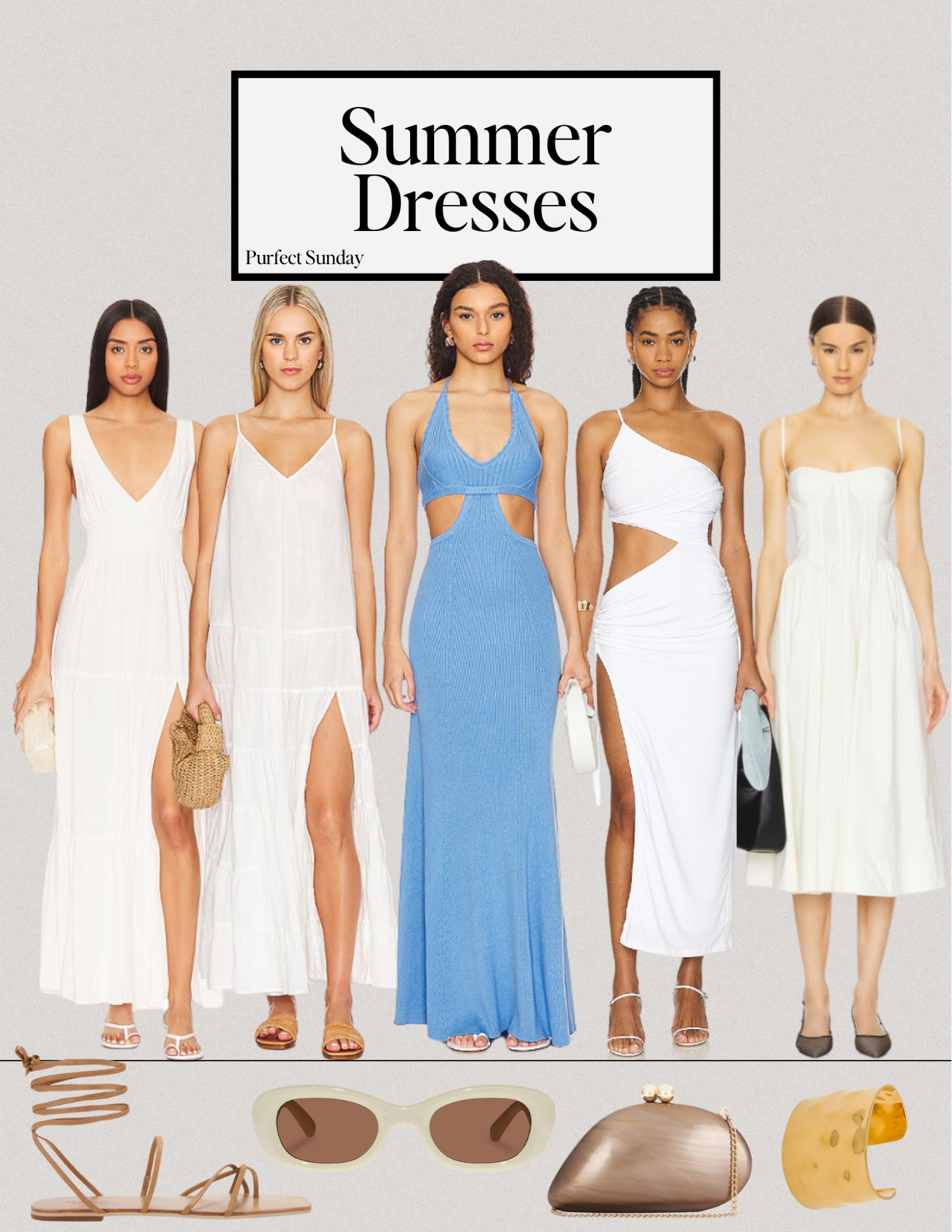 Summer Dresses 

White dress, blues dress strapless dress, 

#LTKStyleTip #LTKOver40 #LTKParties