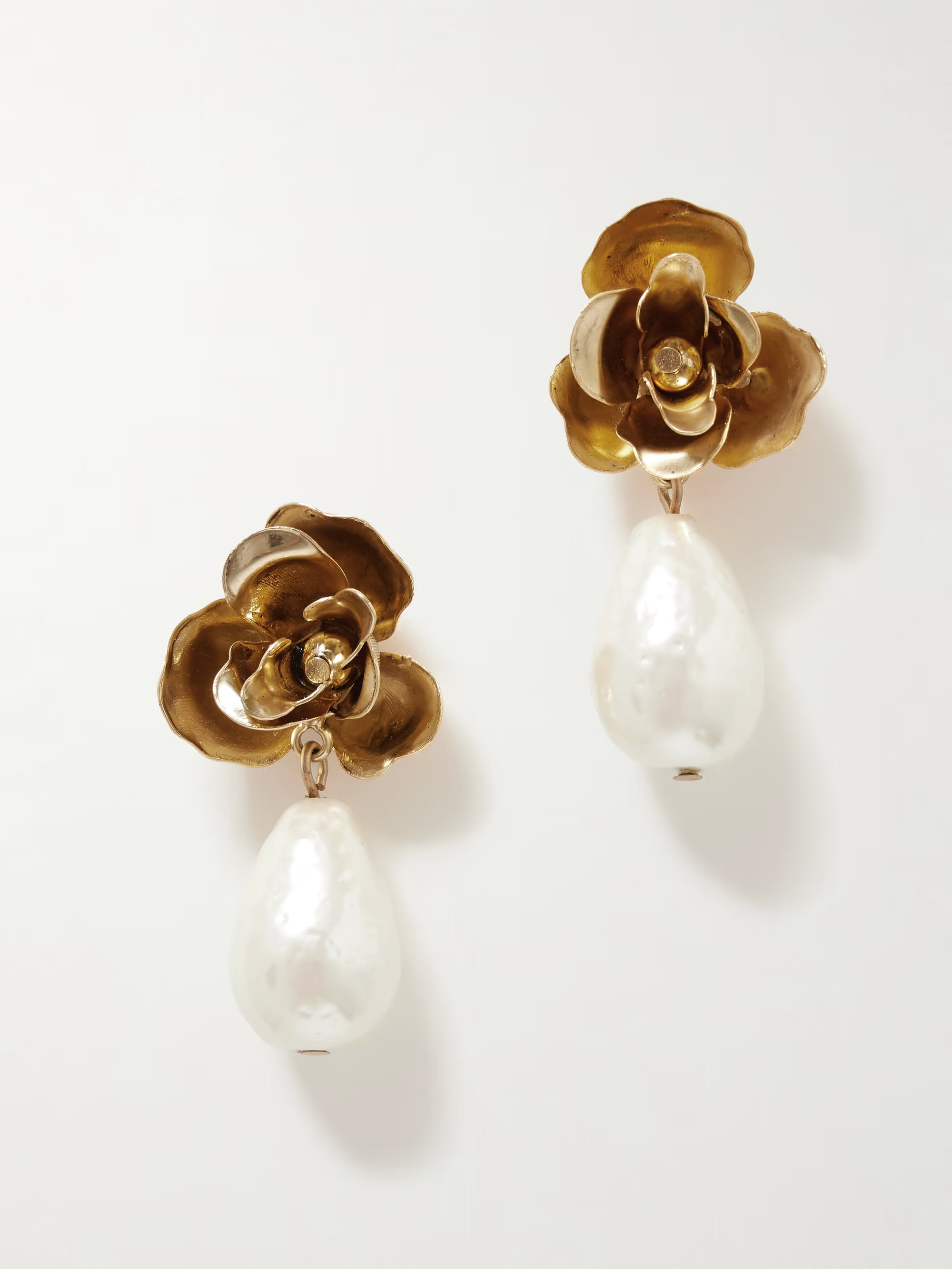 EXCLUSIVE AT NET-A-PORTER. Jennifer Behr's earrings are intricately carved to look like blooming ... | NET-A-PORTER (US)