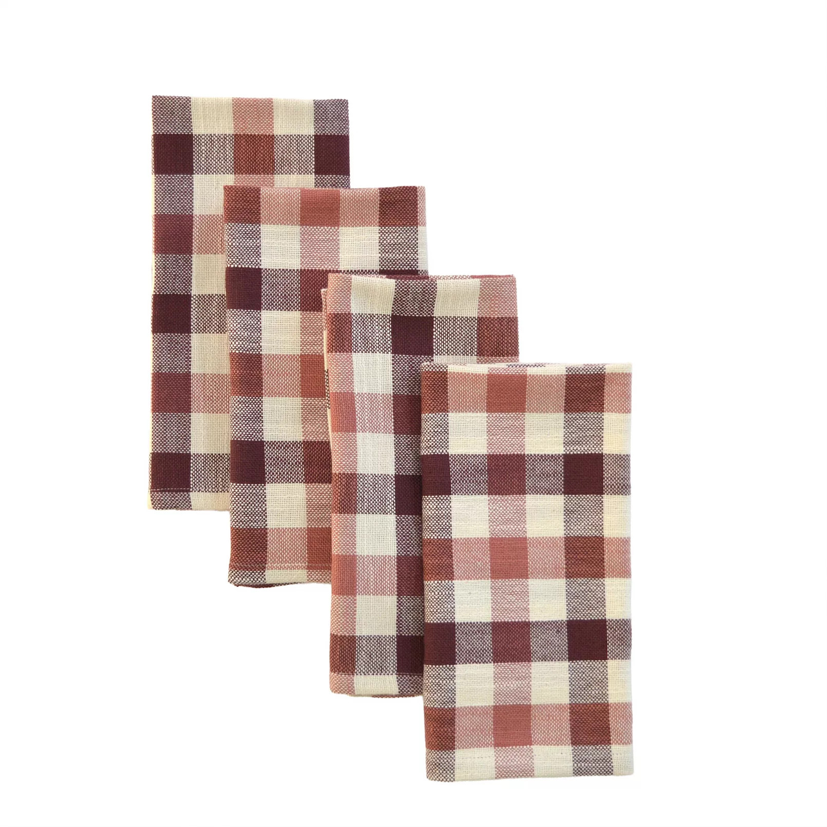 Mingle & Co. 4-pack Gingham Napkin Set | Kohl's