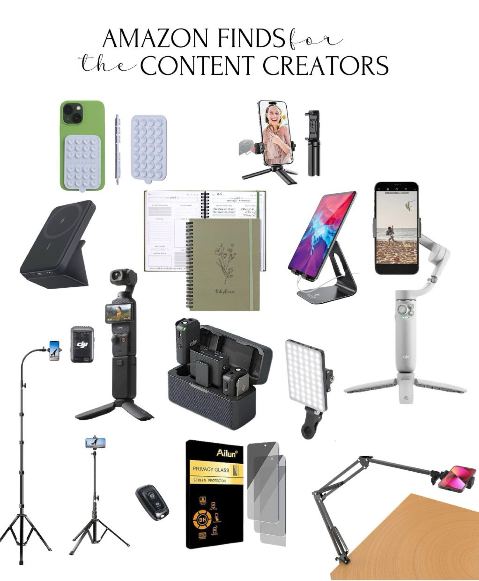 Gift guide for content creators 

#LTKGiftGuide #LTKHoliday #LTKSeasonal