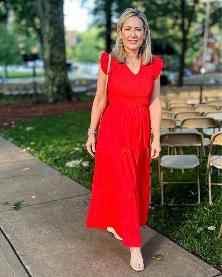 I knew the minute I saw this dress I was wearing it to my son’s college graduation. Runs TTS and it has pockets!! Use code GOLD15 for 15% off. Wearing size small. 

#graduationdress #weddingguest #summerdress #maxiddress #fashionover50 #fashionover40 #espadrilles #pearls 

#LTKSeasonal #LTKwedding #LTKunder100