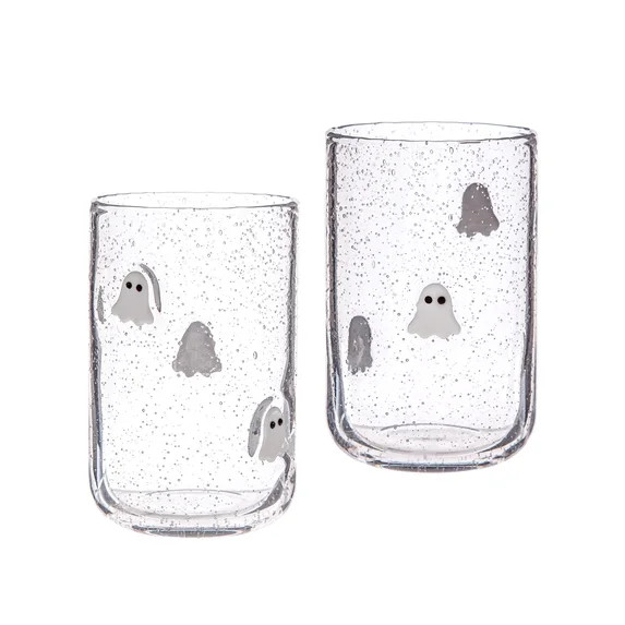 Way to Celebrate 2pack Bubble DOF Glass Ghost | Walmart (US)