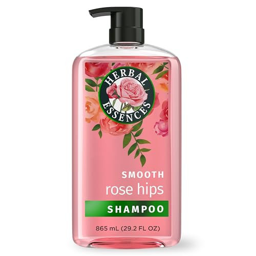 Herbal Essences Shampoo, Rose Hips - Smooth Collection, Shiny Hair with Vitamin E & Jojoba, Safe for Color Treated Hair, Floral Scent, Cruelty-Free, Dermatologist-Tested, 29.2 Fl Oz | Amazon (US)