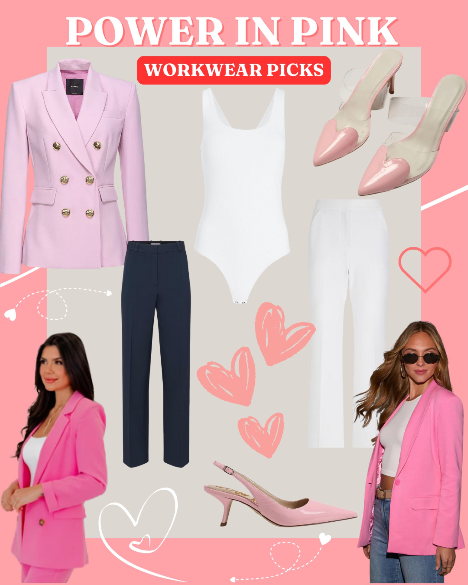 💖 Power in Pink 💖
Boss babe energy meets chic office style! From tailored blazers to sleek bodysuits, these workwear picks will have you serving confidence & class at the office. ✨ Whether you’re leading meetings or grabbing post-work drinks, these pieces will have you looking polished & powerful!

#LTKWorkwear #LTKStyleTip #LTKFindsUnder100