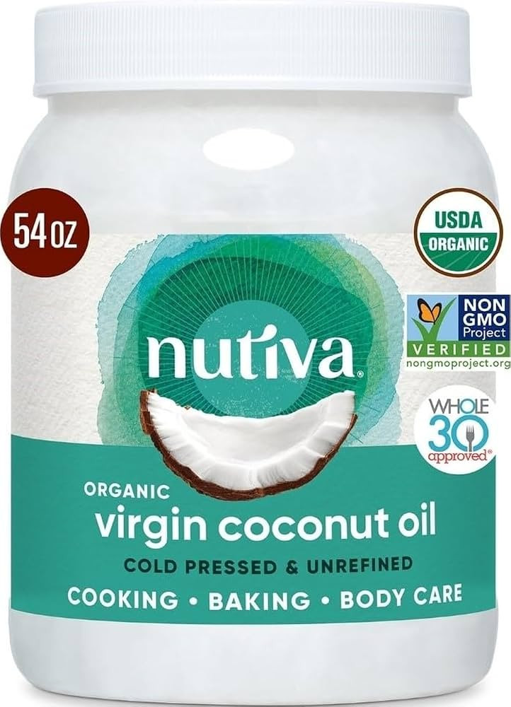 Nutiva, Oil Coconut Extra Virgin Organic, 54 Fl Oz | Amazon (US)