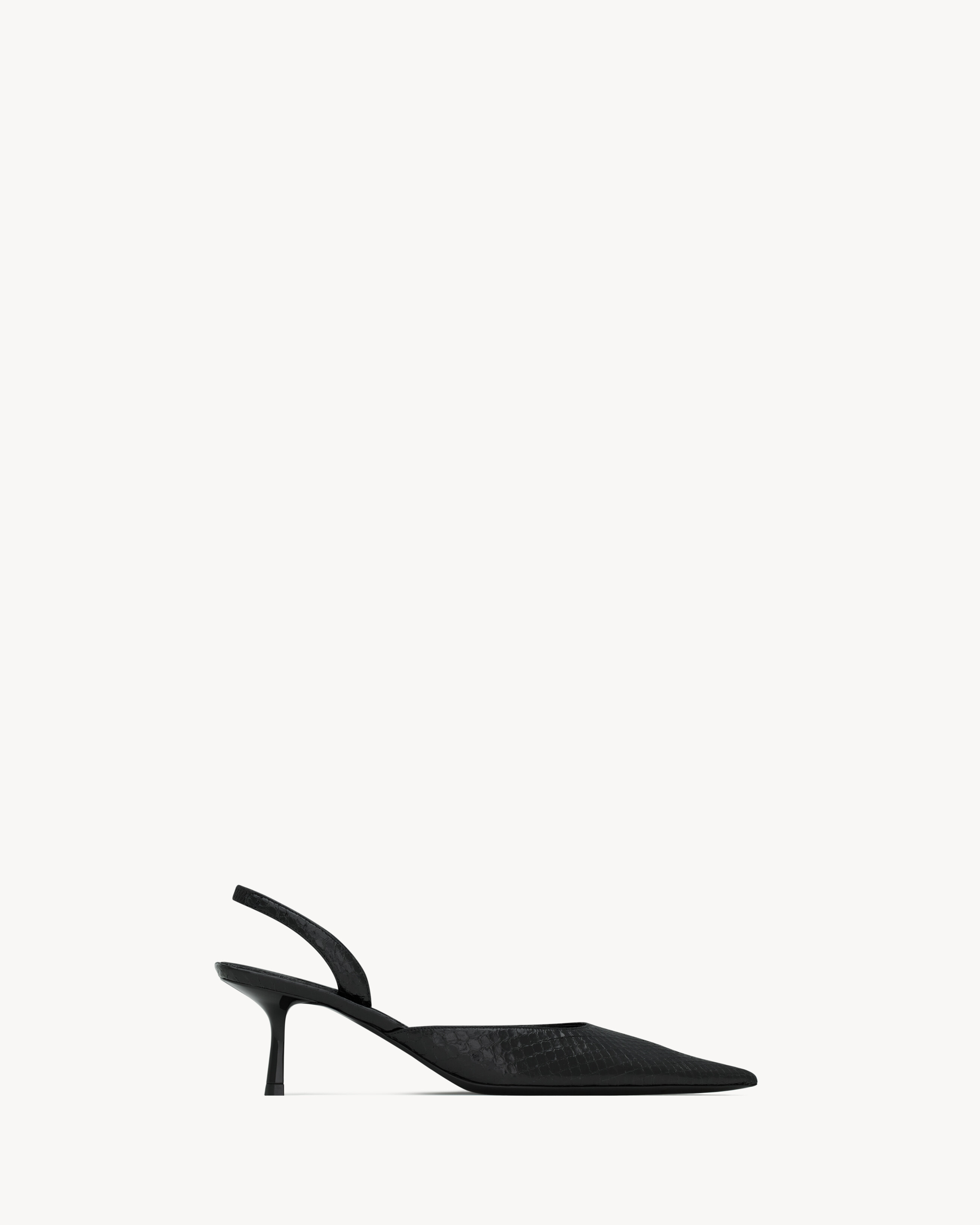 MISTY slingback pumps in python | Saint Laurent | YSL US | Saint Laurent Inc. (Global)