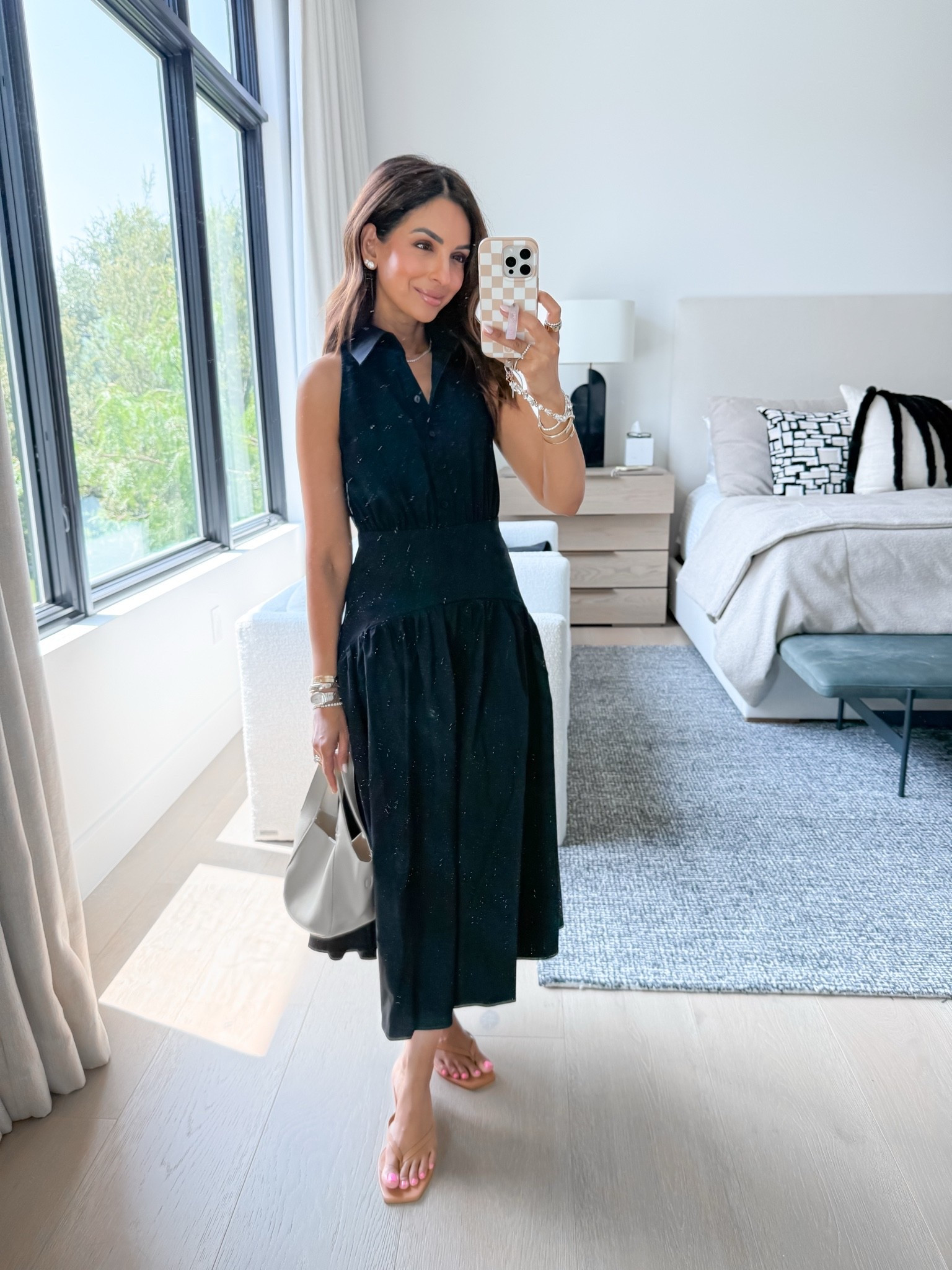 I can’t get enough of this @Anthropologie dress! So flattering at the waist 🖤 Also comes in other colors. Use code NASREEN20 for 20% off a $100 purchase!

#LTKootd #LTKSaleAlert #LTKPetite