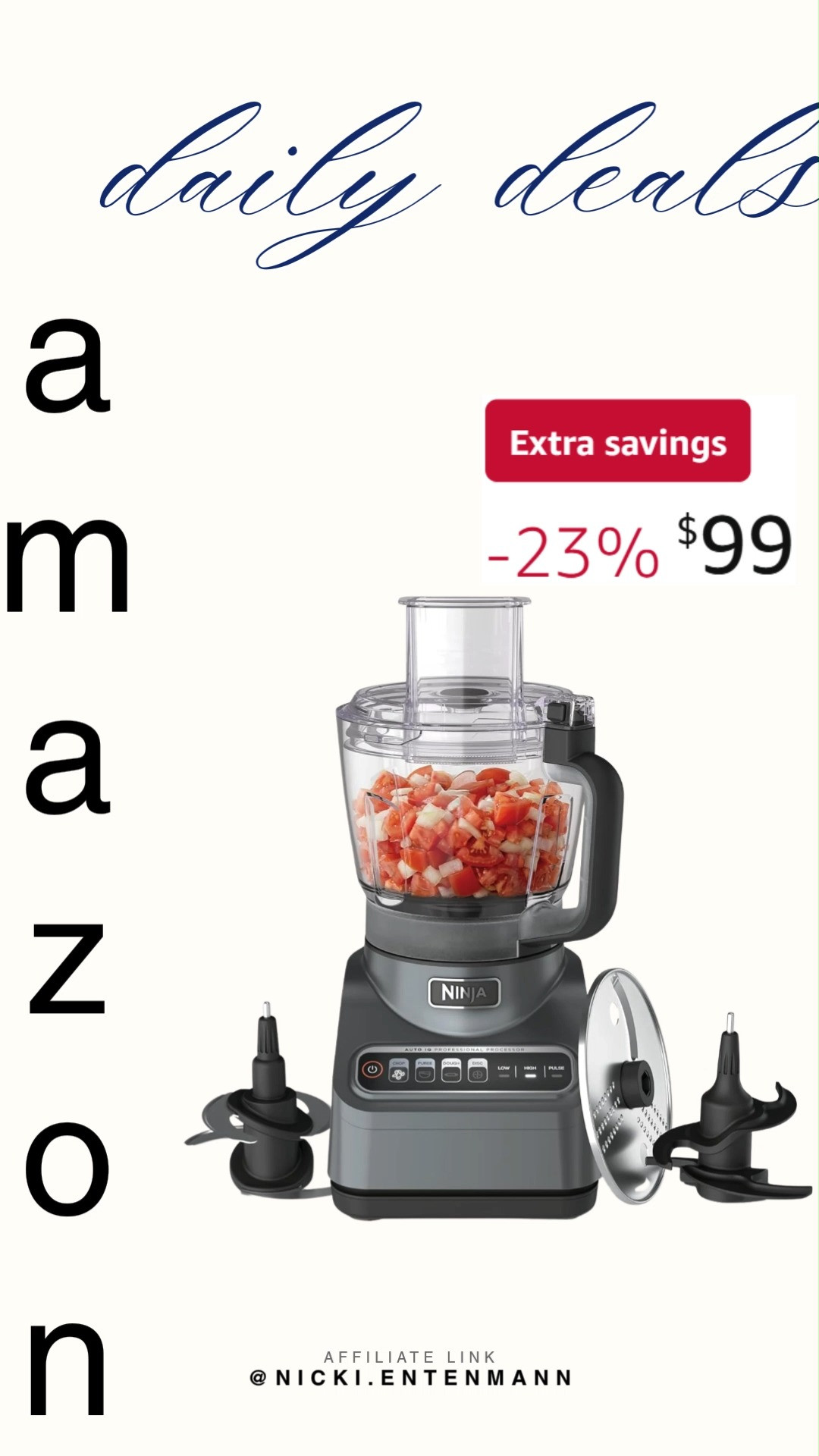 Ninja’s Professional Plus food processor with 1000 peak watts makes chopping, slicing, purees, and dough effortless. The 9‑cup bowl keeps every recipe smooth, quick, and fun in your kitchen. 🥕⚡🍞  

#NinjaFoodProcessor #kitchenessentials #foodprep #mealprep #homecooking #kitchentools #healthyrecipes #cookingmadeeasy #budgetfriendly #modernkitchen 

 #LTKfoodie #LTKHome #LTKSaleAlert