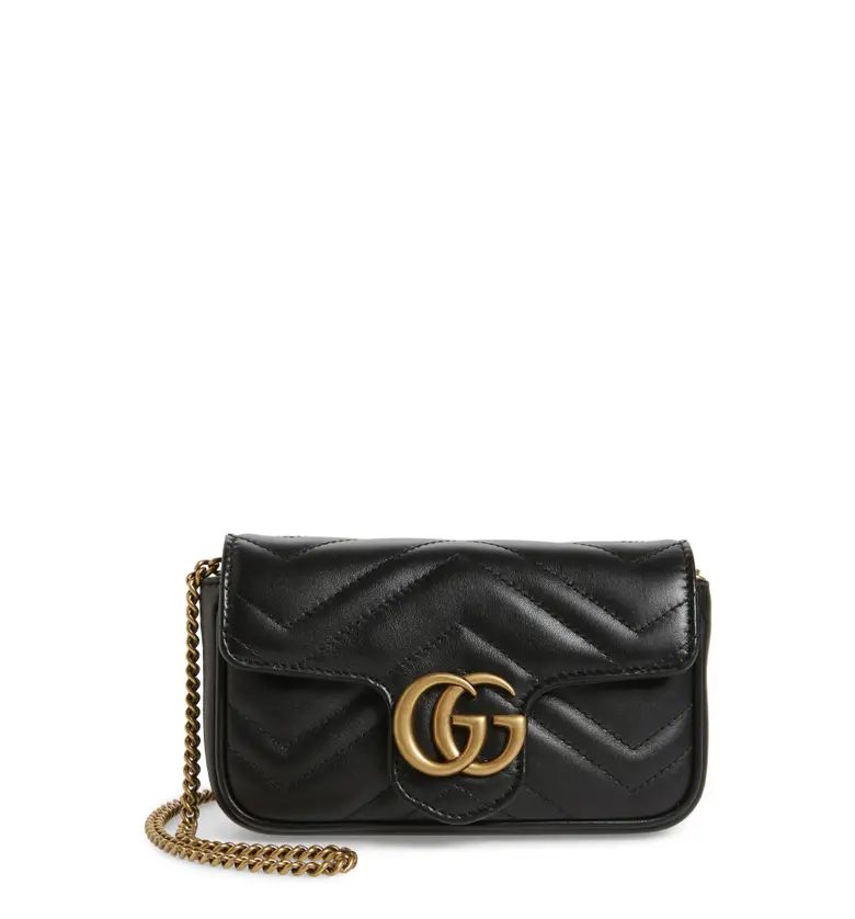 Gucci Supermini GG Marmont 2.0 Matelassé Leather Shoulder Bag | Nordstrom