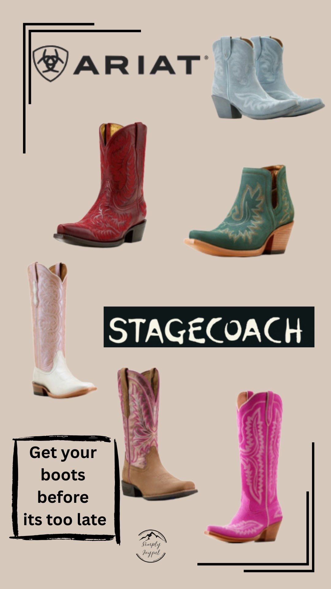 I’ve got my tickets for Stagecoach & my boots are ready for some fun! 
Are you going to Stagecoach??  Any other country concerts or festivals this year??? Get yourself a pair of cute boots! @ariatinternational

#LTKFestival

#LTKShoeCrush