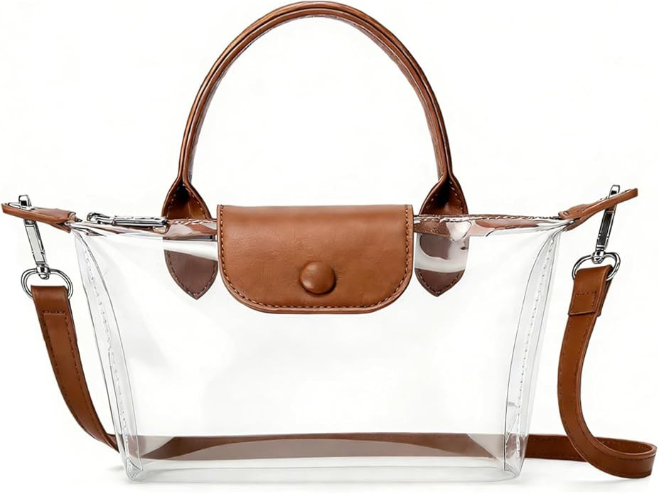 Clear Bag for Stadium Events, Small Crossbody Purse for Concerts, Sports Events World Cup, Durabl... | Amazon (US)