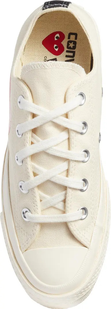 Comme des Garçons PLAY x Converse Chuck Taylor® Hidden Heart Low Top Sneaker (Women) | Nordstro... | Nordstrom