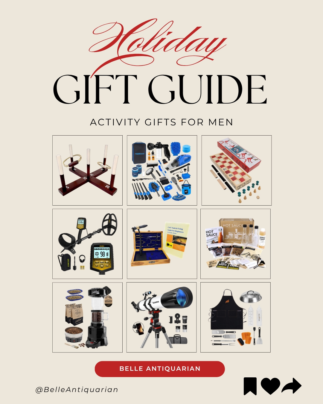 Shopping for a man who says he does not need anything? Try giving him something interesting to do. These screen-free Christmas gifts include projects, hobby kits, useful tools, and activities he can enjoy long after the holidays. #LTKGiftGuide #LTKHoliday 

 #LTKSeasonal #LTKMens
