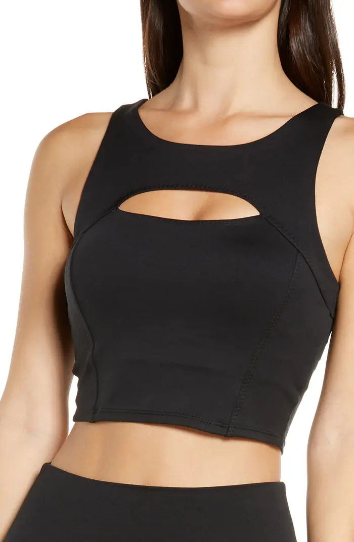Renew Cutout Longline Sports Bra | Nordstrom