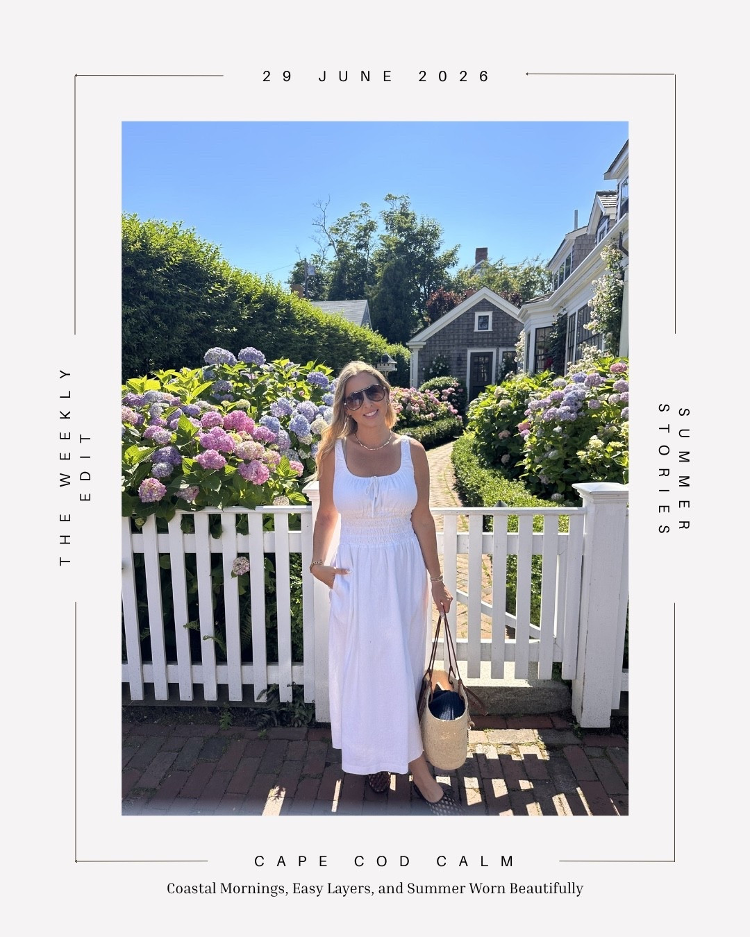 Cape cod calm! This week it’s all about softer layers, woven textures, and easy pieces that feel relaxed in the best way. Lightweight knits, easy denim, and simple outfit formulas feel right for coffee walks, salty air, and slower summer evenings. Summer feels most beautiful when it slows down. I had the best time exploring Cape Cod with my family last week! It is beautiful and so peaceful. I wore this chic white dress and thought it was perfect! All linked ⬆️

#ltkcreator #ltkfinds #ltkwatchnow #nordstrom #capecod #summer #summerfashion #summeroutfits #whitemaxidress #nantucket

#LTKgrwm #LTKootd #LTKTravel