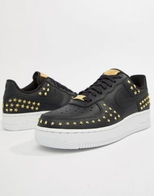 Nike - Studded Air Force 1 - Baskets - Noir | ASOS FR