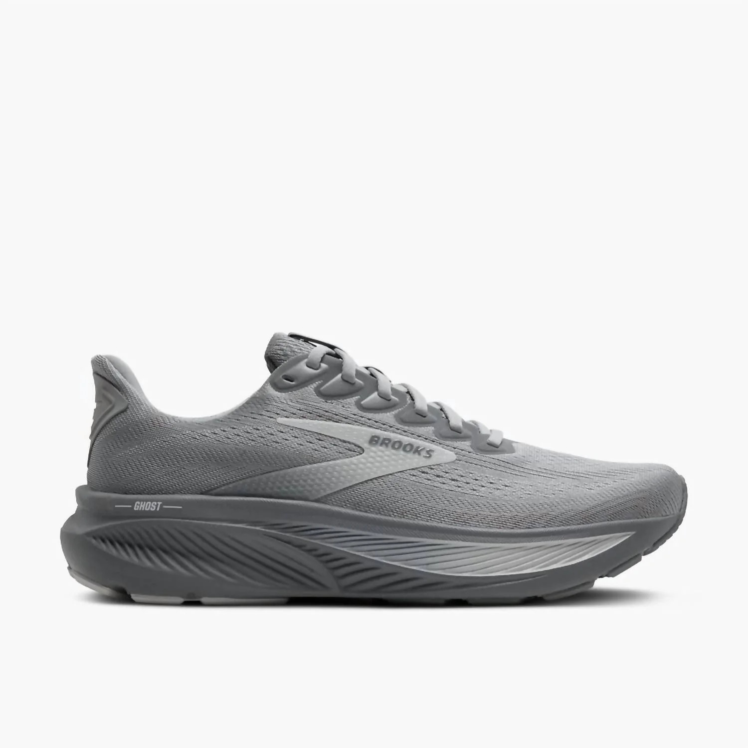 Men's Ghost 17 Running Shoes In Primer Gray/oyster Mushroom | Shop Simon