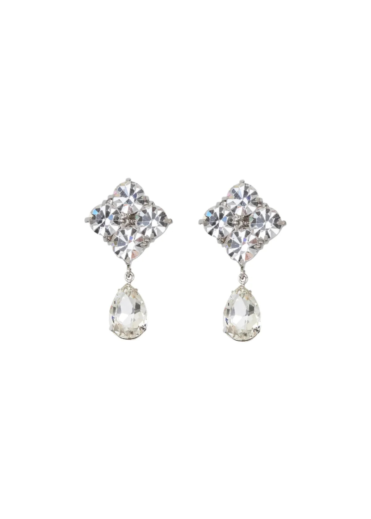 Morgana Earrings in Crystal | Over The Moon