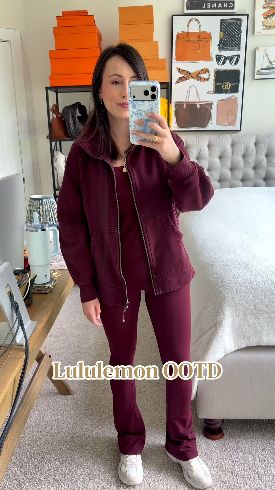 Lululemon garnet set - scuba fleece, align flares and swiftly tank



#LTKSeasonal #LTKootd