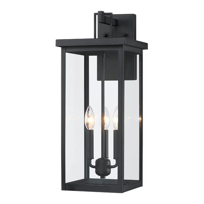 17 Stories 22.5in Large Black Outdoor Wall Lantern Sconce Light & Reviews | Wayfair | Wayfair North America