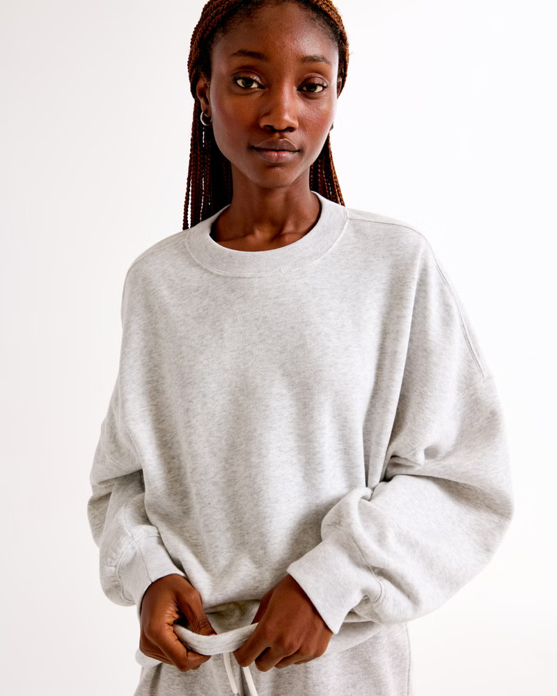 Essential Oversized Sunday Crew | Abercrombie & Fitch (US)