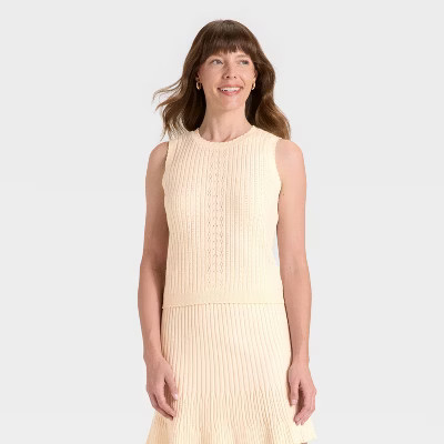 Women's Ribbed Sweater Vest - Universal Thread™ | Target