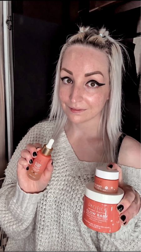 Sharing some of @pacificabeauty bestseller collection!🧡😍 #pacificapartner The Glow Baby collection is trending + so good! Vitamin C does wonders for my skin🌞 Look at how my skin glows after just the serum! #pacificabeauty 🙏🏻  I’ve also been looking for a good eye cream + this one is amazing and soothing. 

Here’s the lineup:
☀️ Glow Baby Brightening Peel pads
☀️ Glow Baby Booster serum 
☀️ Glow Baby Eye Bright serum



#LTKGiftGuide #LTKbeauty