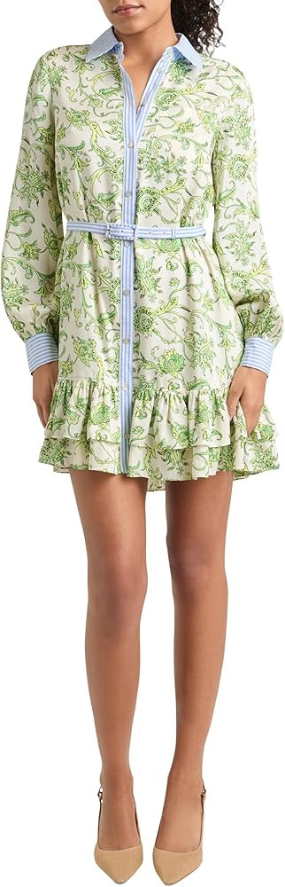 Cinq \u00e0 Sept Women's Ivy Paisley Tirza Dress, Ivory Multi/Blue Hydrangea, 10 at Amazon Women\... | Amazon (US)