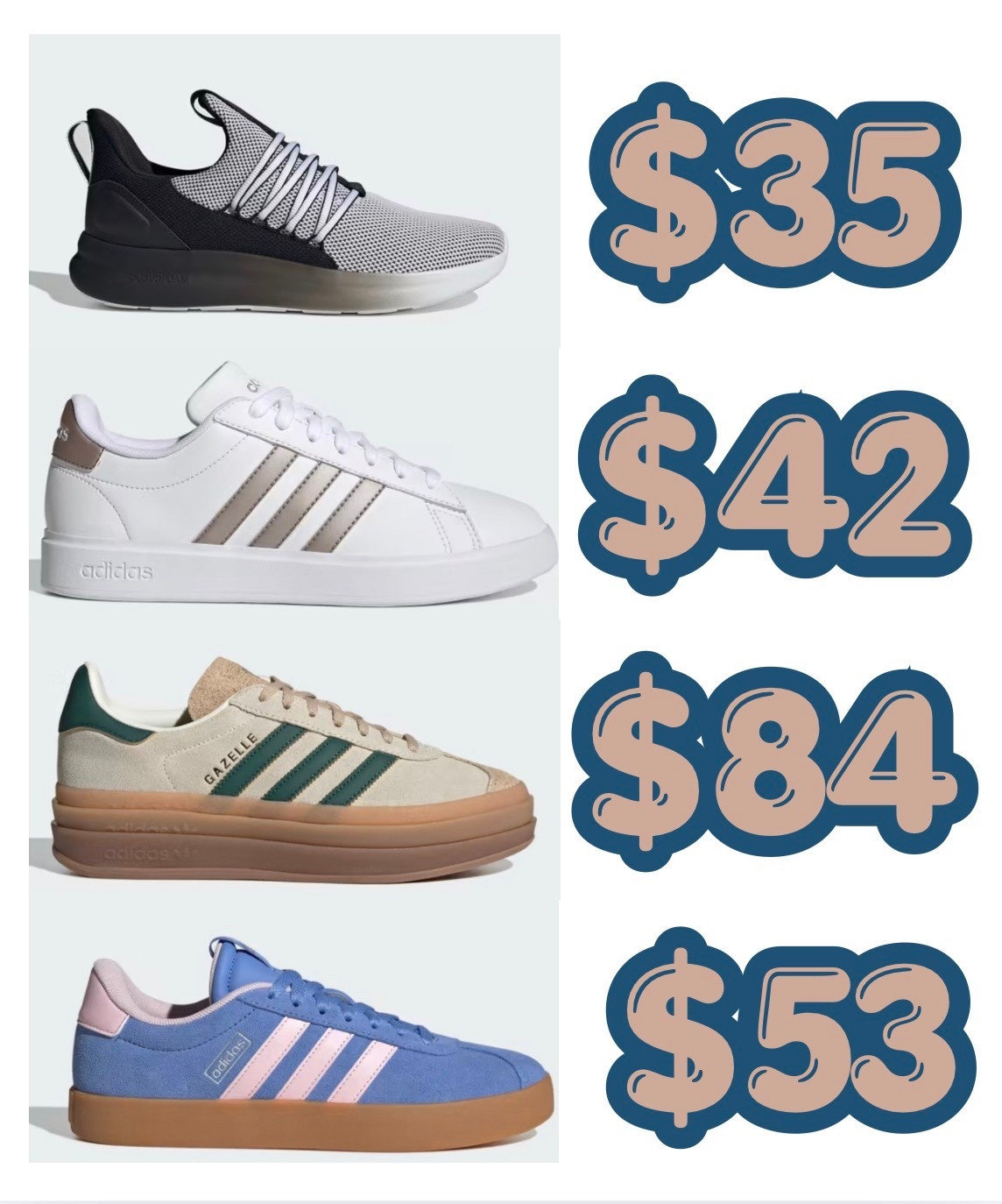 Adidas sale! Quick! 👀💨

Sahm
Fitness
Sneaker crush

#LTKPetite #LTKOver40 #LTKfitnessgoals