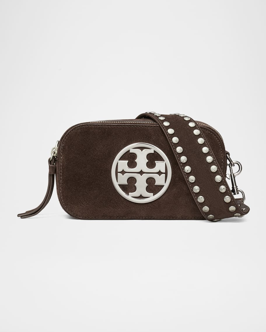 Tory Burch Miller Mini Suede Clutch Bag | Neiman Marcus