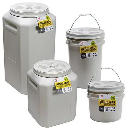 Gamma2 Vittles Vault Outback Pet Food Storage Bucket, Grey, 10 Lb | Walmart (US)