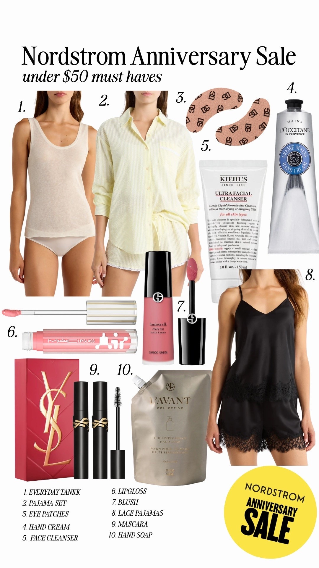 Under $50 must haves still in stock from Nordstrom anniversary sale!