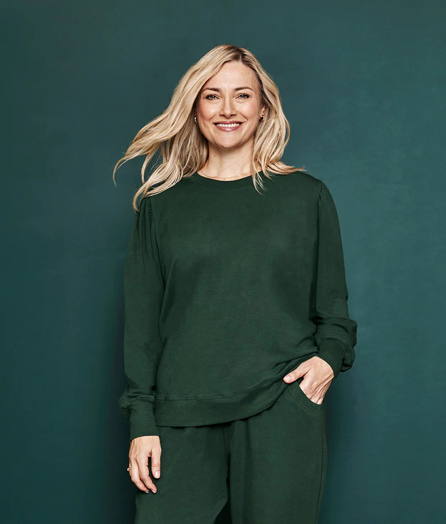 The Softest French Terry Puff Sleeve Pullover 
            | 
              
              $75 | SummerSalt