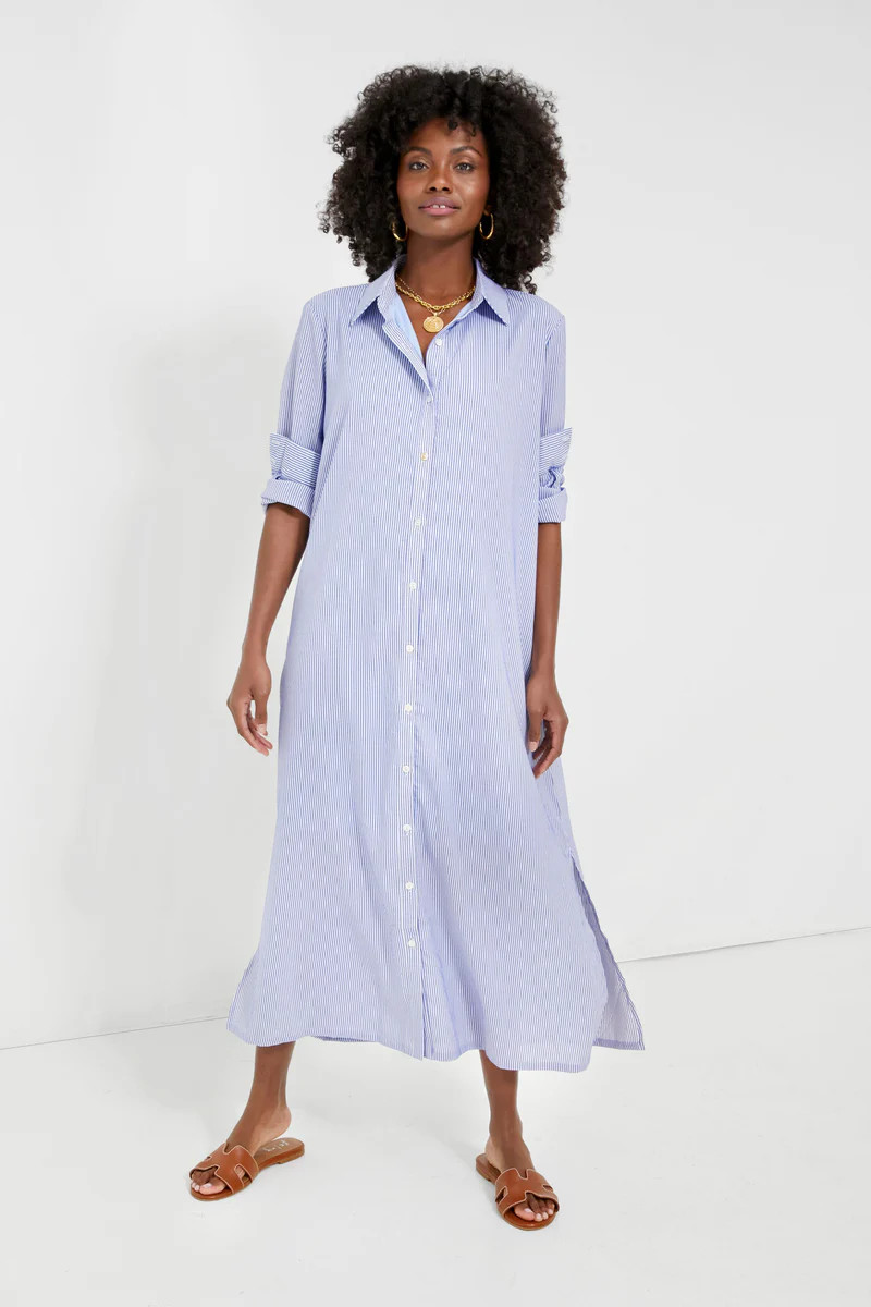 Blue Stripe Griffin Dress | Tuckernuck (US)