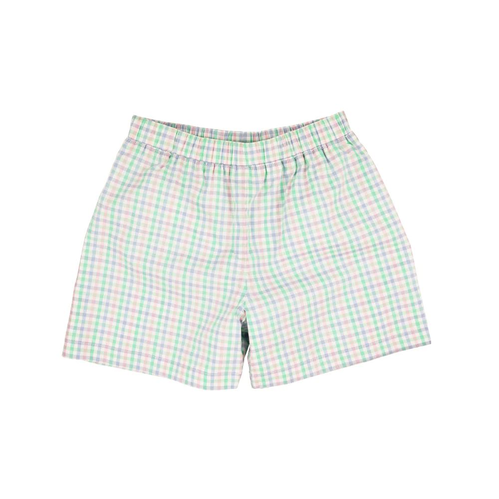 Shelton Shorts - Sir Proper's Preppy Plaid with Worth Avenue White Stork | The Beaufort Bonnet Company