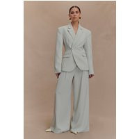 Jameson Pleated Wide Leg Pants - Light Sage I MESHKI I Size S | MESHKI US