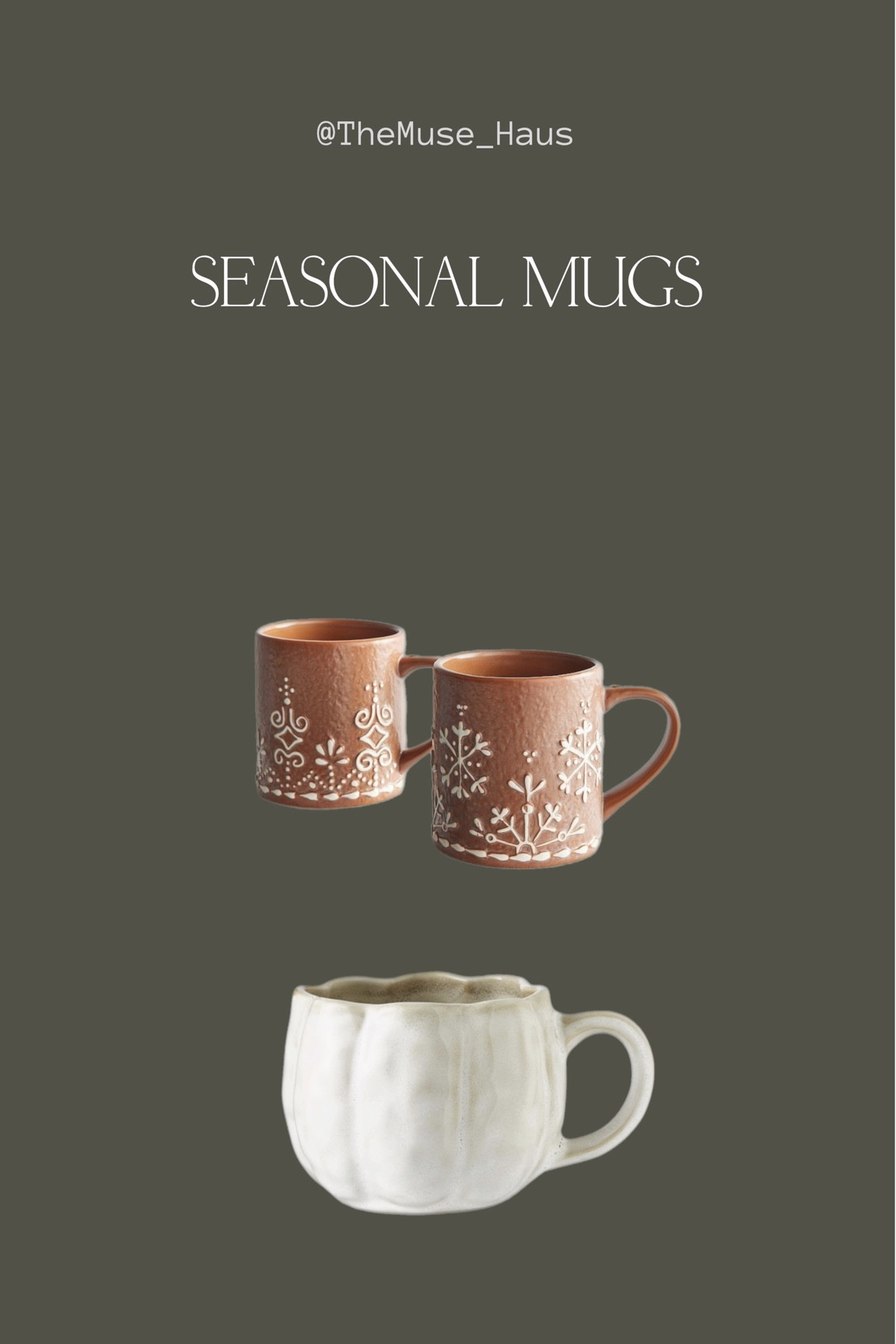 Seasonal mugs, holiday mug, gingerbread mug, pumpkin mug 

#LTKHoliday #LTKSeasonal #LTKhome