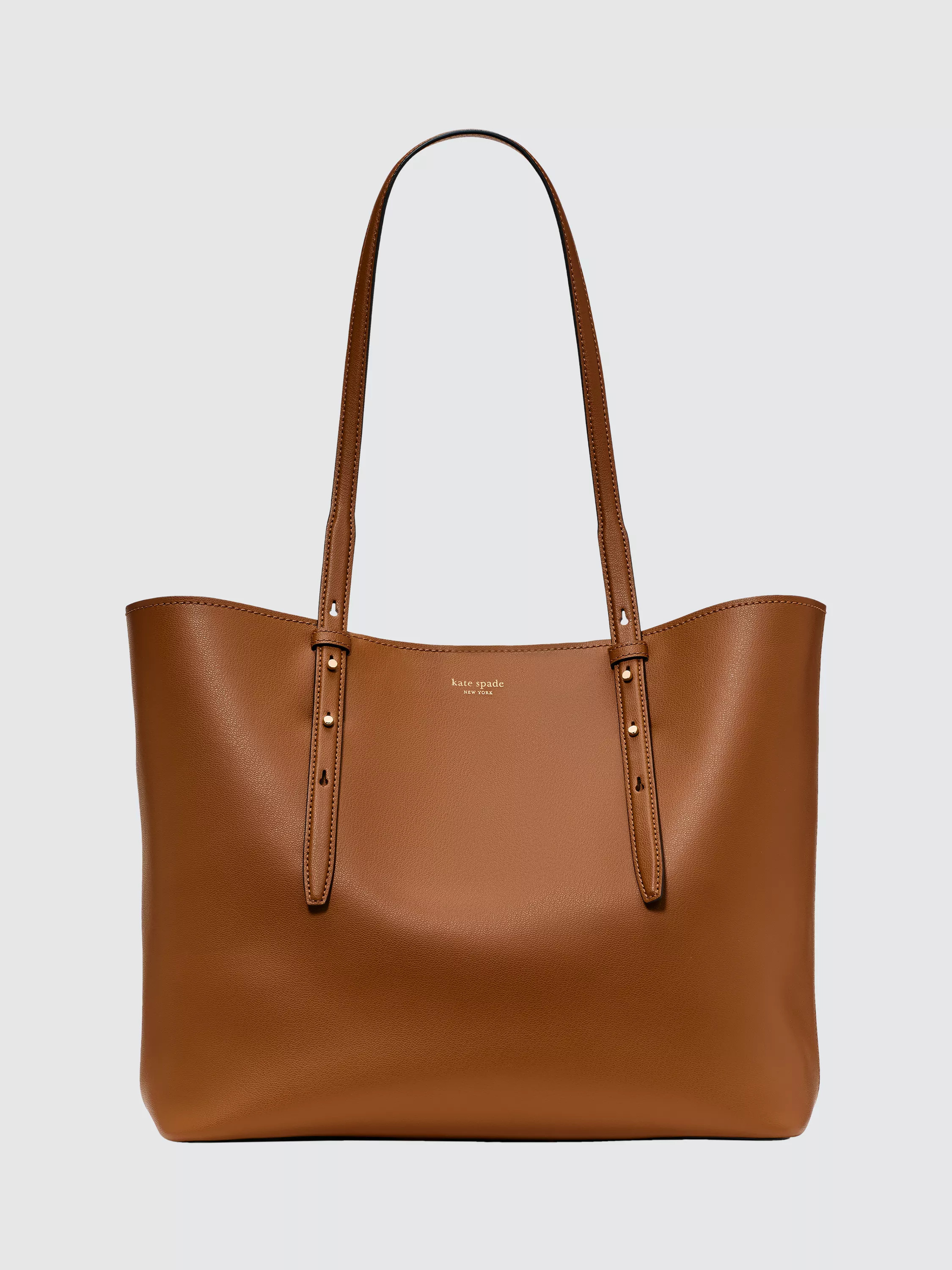 kate spade new york Large Fine Grain Leather Tote Bag | John Lewis (UK)