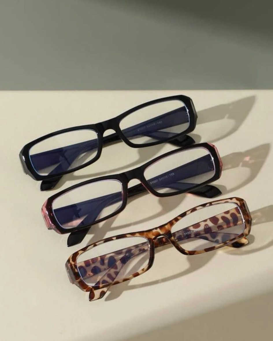 3 pairs 90s style blue light glasses 

#LTKbeauty
