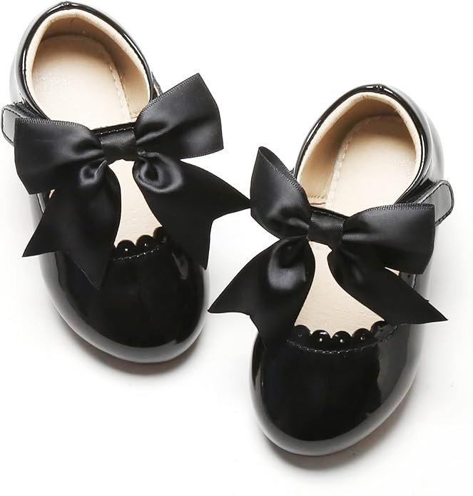 Kiderence Girls Flat Mary Jane Shoes Slip-on School Party Dress Ballerina Shoe (Toddler/Little Ki... | Amazon (CA)