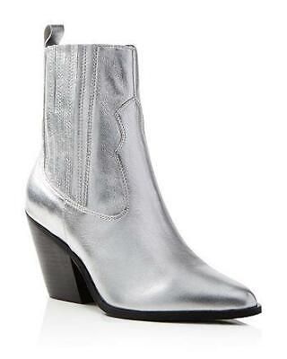 AQUA Women's Silver Ciao Pointed Toe Booties Shoes 7 toc14 | eBay US
