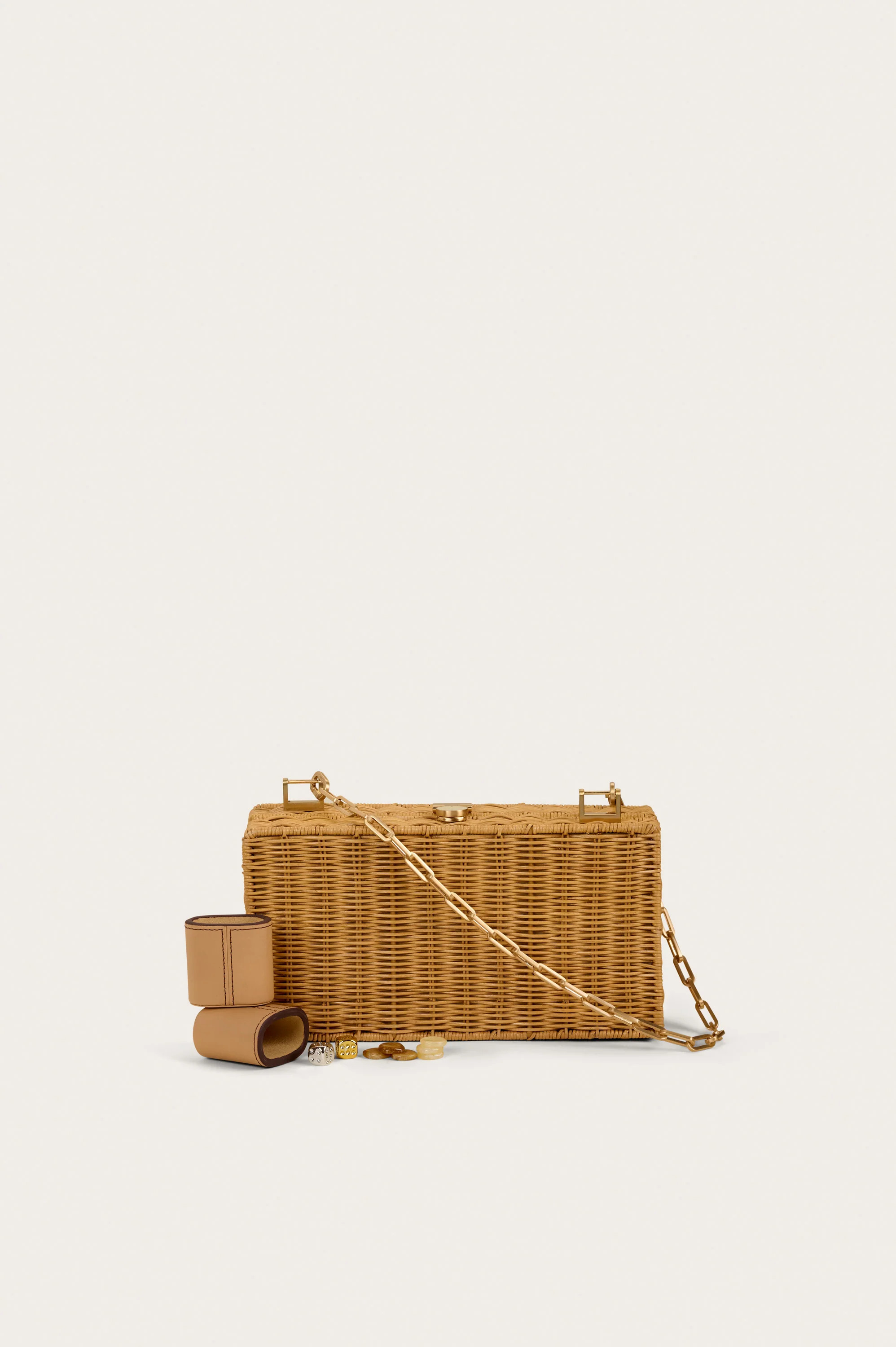 THE BACKGAMMON CLUTCH - NATURAL | Cult Gaia - US