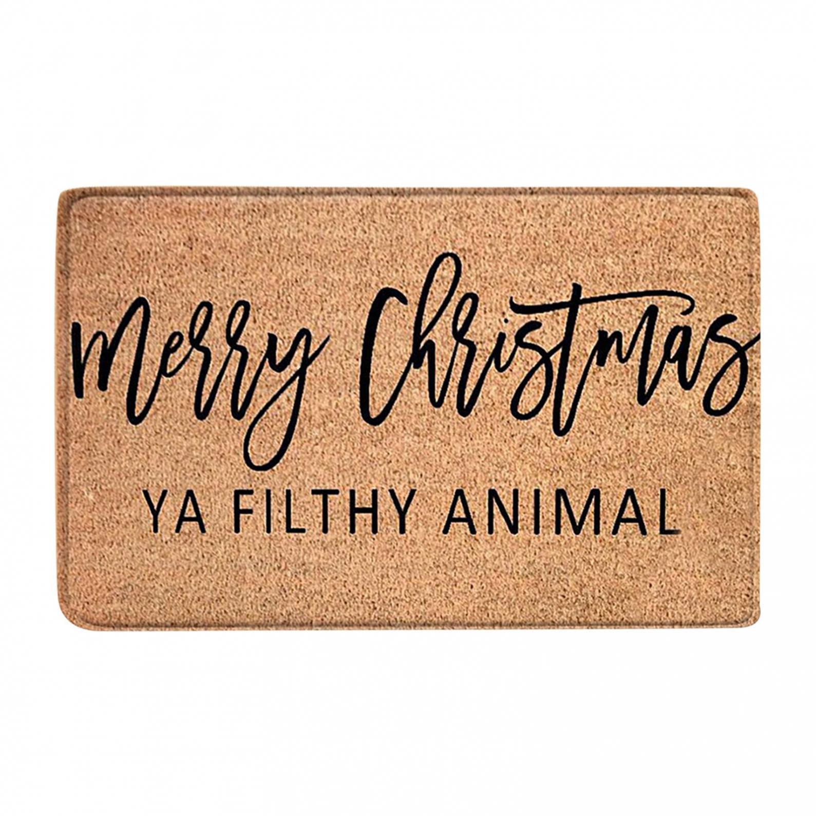 Cyber Monday 2021 Bidobibo Christmas Outdoor Doormat, Non-slip Christmas Welcome Mats for Front D... | Walmart (US)