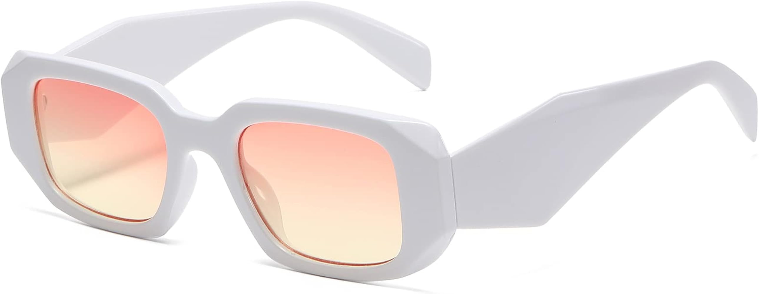 Trendy Rectangle Sunglasses for Women Retro Sunglasses Driving Glasses UV400 Protection Narrow Squar | Amazon (US)